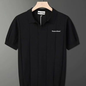 Soprano Knit Polo (Black)
